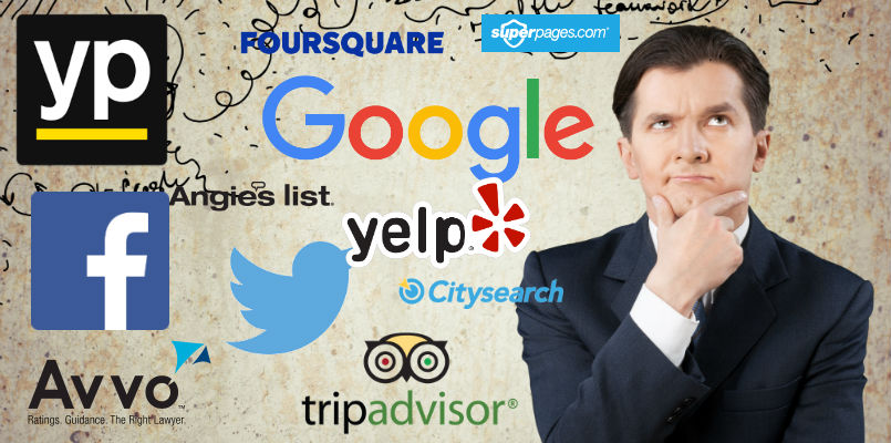 Where should customers review you